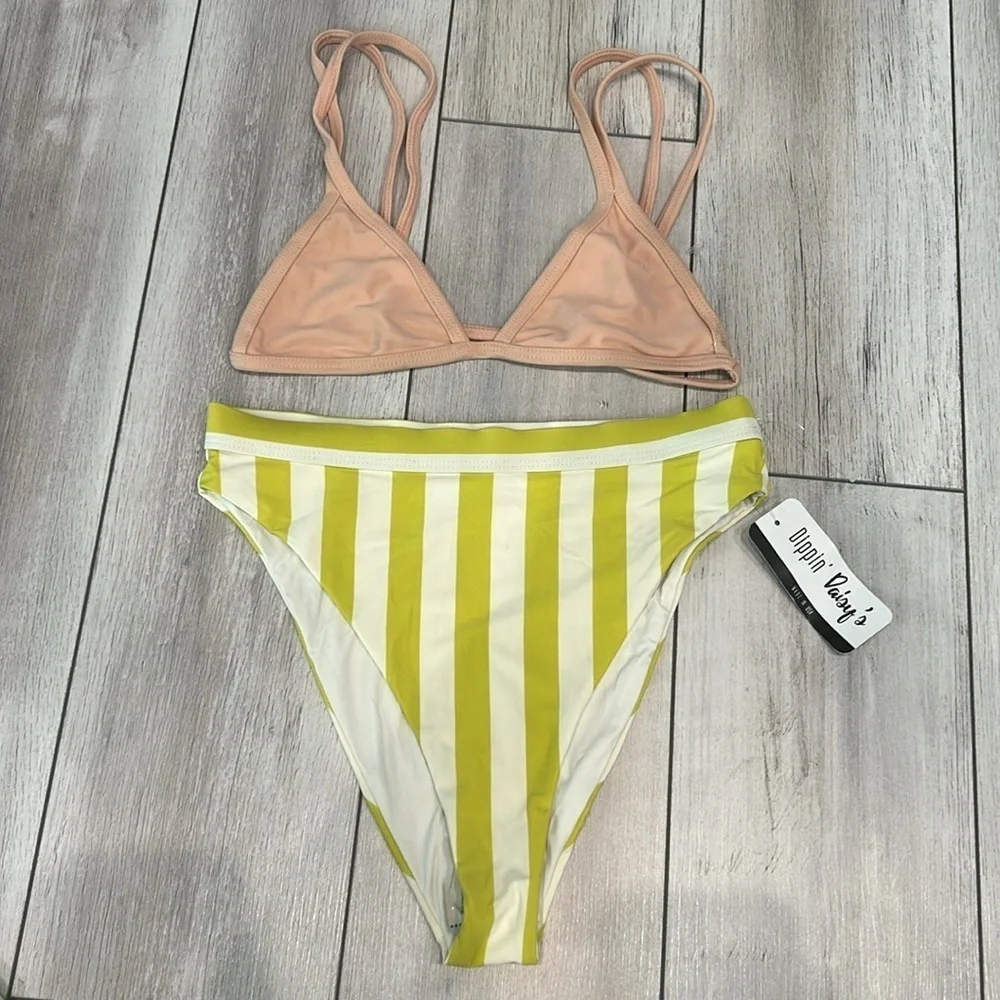 Dippin' Daisy's 3 piece bikini swim bundle size small